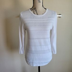 °●3☆12°●**BUFFALO** 3/4 sleeve, sweater sz M.